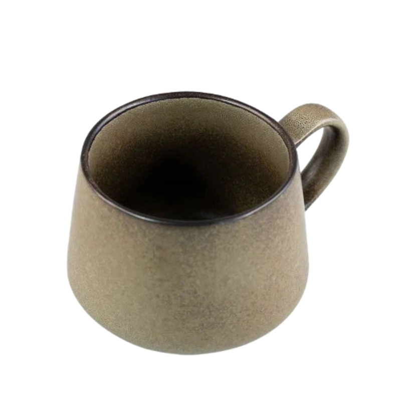 MUG CERAMICA 350ML GRES WAYU TAZA CAFE  DISEÑO RUSTICO - 2