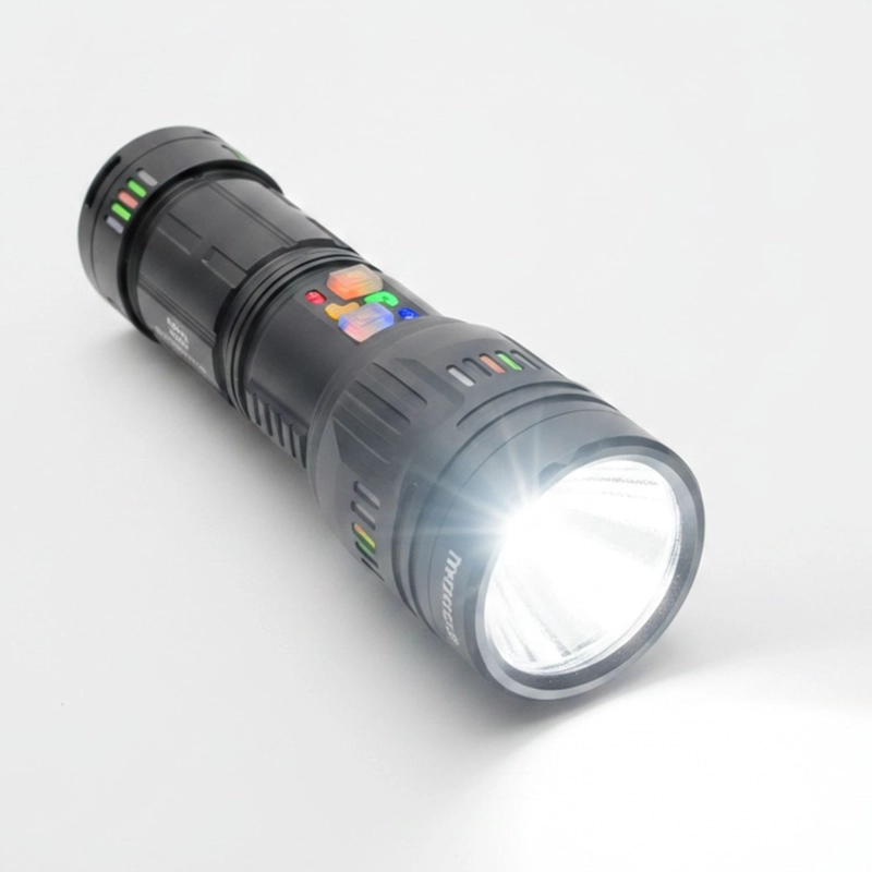 LINTERNA LED TACTICA RECARGABLE 60W ZOOM POWERBANK USB C - 1