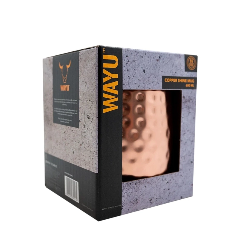 TAZA MUG SHINE WAYU ACERO INOXIDABLE BRONCE 600ML TRAGOS - 2
