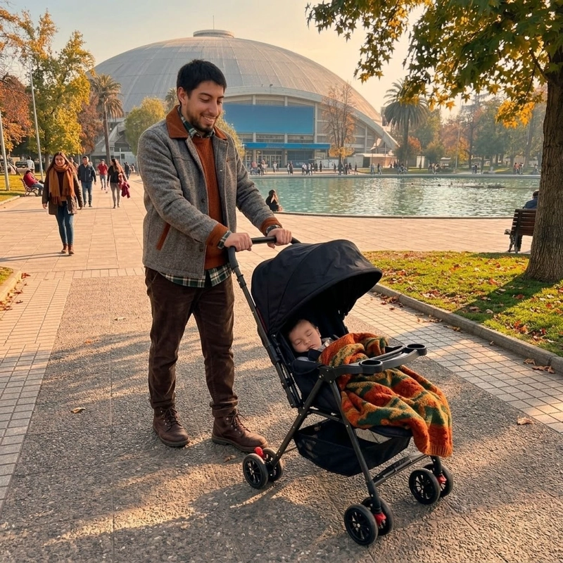 COCHE BEBE  INFANTES PLEGABLE ACERO 12KG SILLA PASEOS COCHECITO - 2