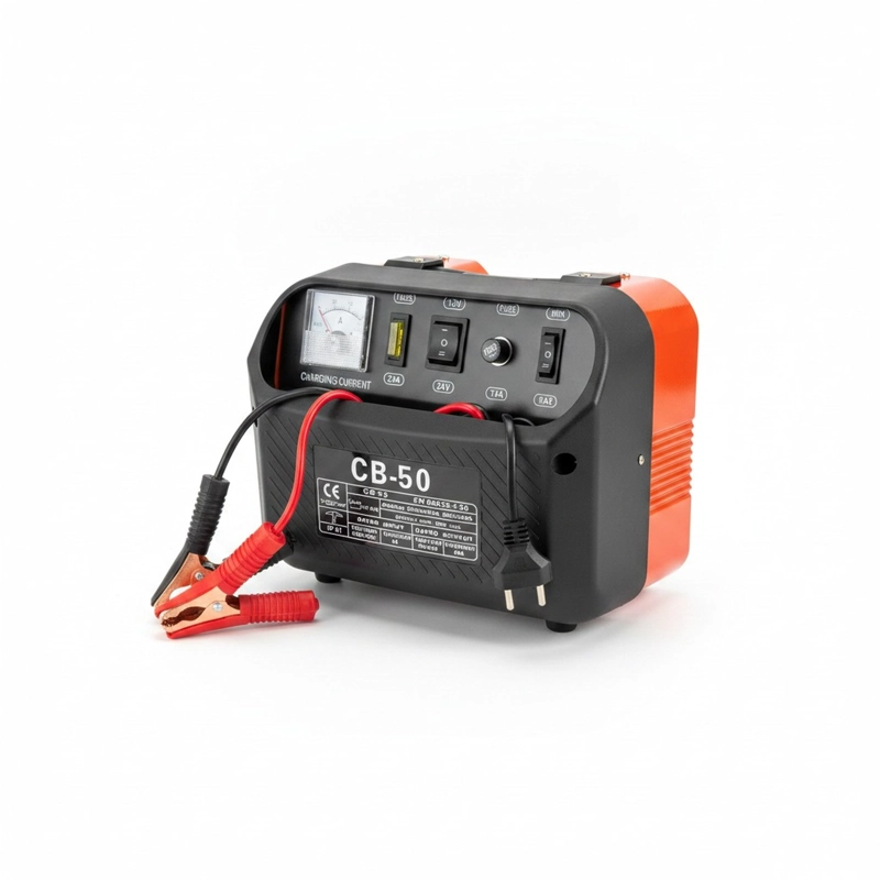 CARGADOR BATERIA 12V 24V AUTOS CAMIONES 120AH CB-50 - 1