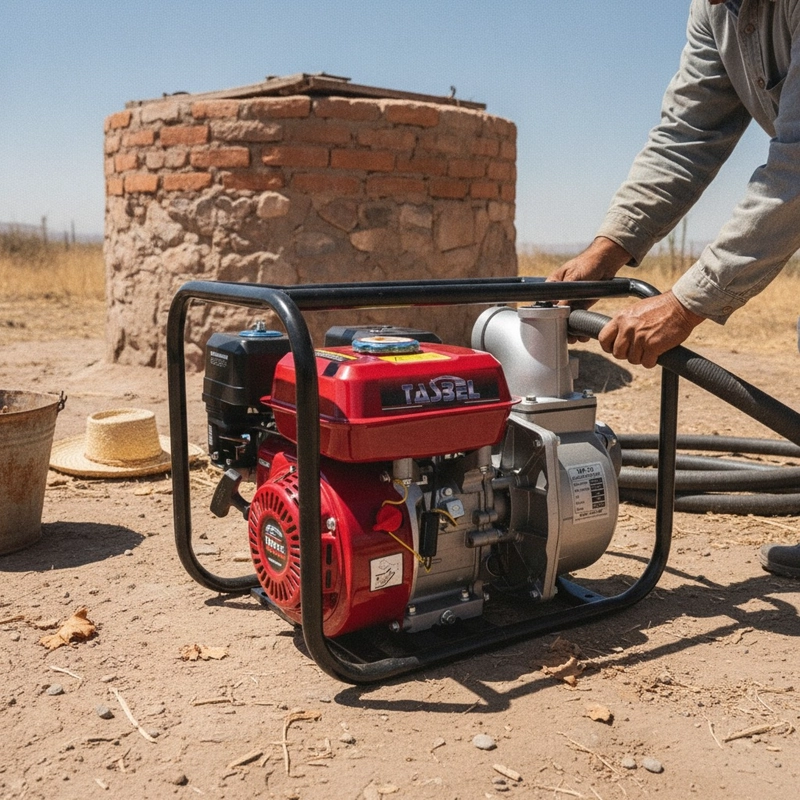 MOTOBOMBA AGUA GASOLINA TASBEL 3 PULGADAS 6.5HP 1000L - 4