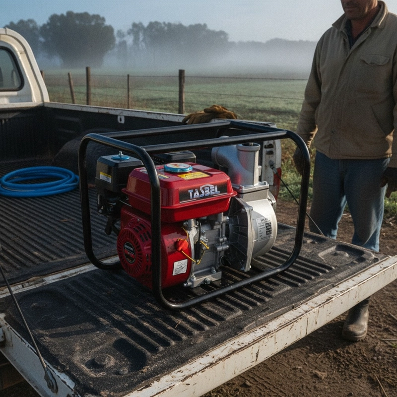 MOTOBOMBA AGUA GASOLINA TASBEL 3 PULGADAS 6.5HP 1000L - 6