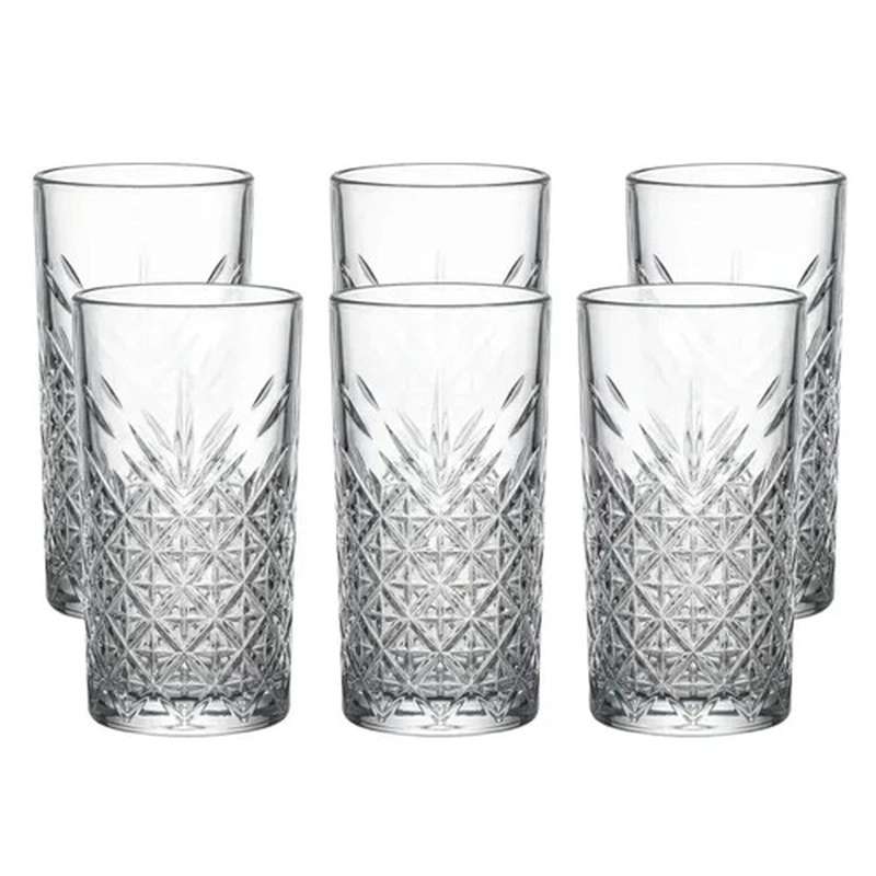 SET 6 VASOS ALTOS CRISTAL BERLIN SPEZIAL 480ML - 1