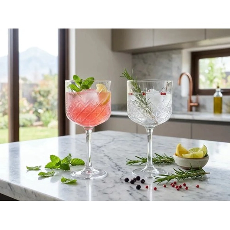 SET 4 COPAS GIN COCTEL HAUSMANN BERLIN SPEZIAL 500ML VIDRIO - 6