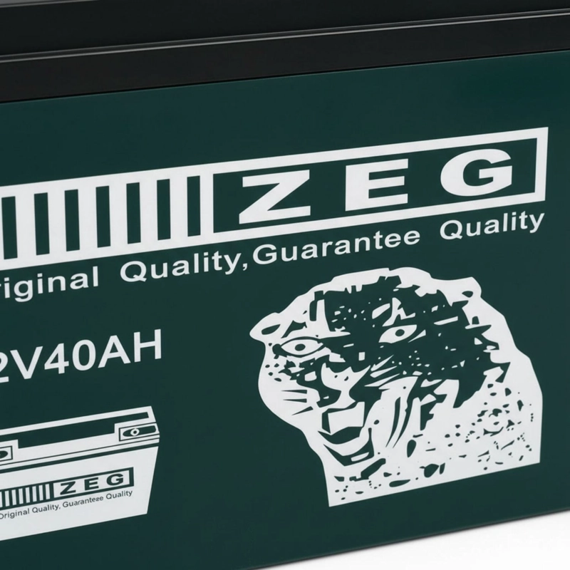 BATERIA AGM ZEG 12V 40AH SOLAR RESPALDO VERDE - 3