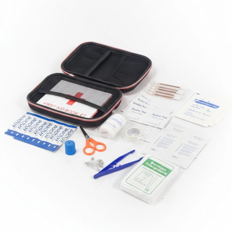 BOTIQUIN PRIMEROS AUXILIOS PORTATIL EMERGENCIA VIAJE AUTO 45 PIEZAS - 1