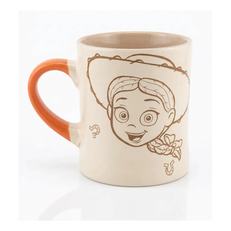 TAZON MUG CERAMICA JESSIE TOY STORY DISNEY 400ML BEIGE - 1