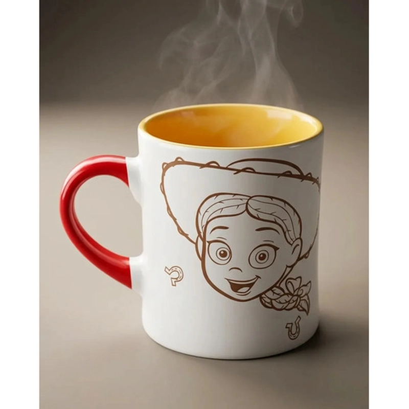 TAZON MUG CERAMICA JESSIE TOY STORY DISNEY 400ML BEIGE - 3