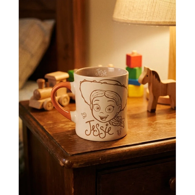 TAZON MUG CERAMICA JESSIE TOY STORY DISNEY 400ML BEIGE - 4