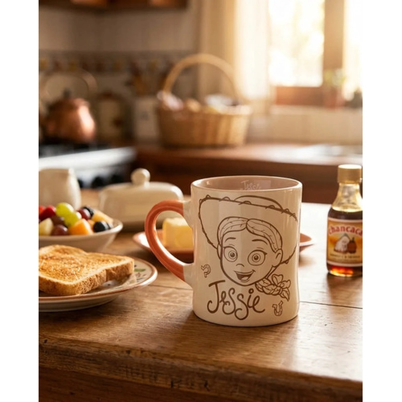 TAZON MUG CERAMICA JESSIE TOY STORY DISNEY 400ML BEIGE - 5