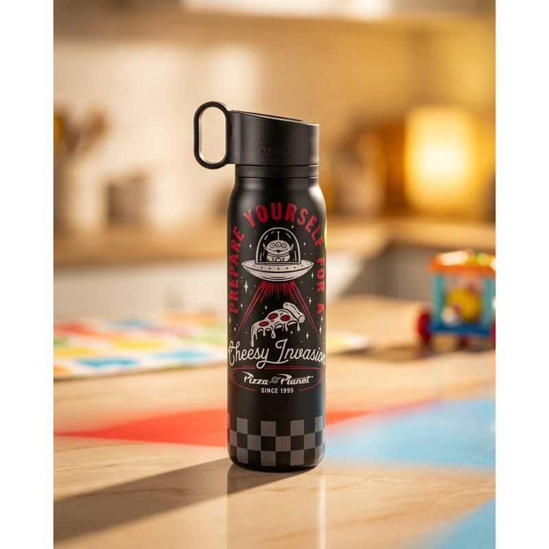 VASO TE RMICO KEEP TOY STORY 580ML NEGRO PIZZA PLANET - 2