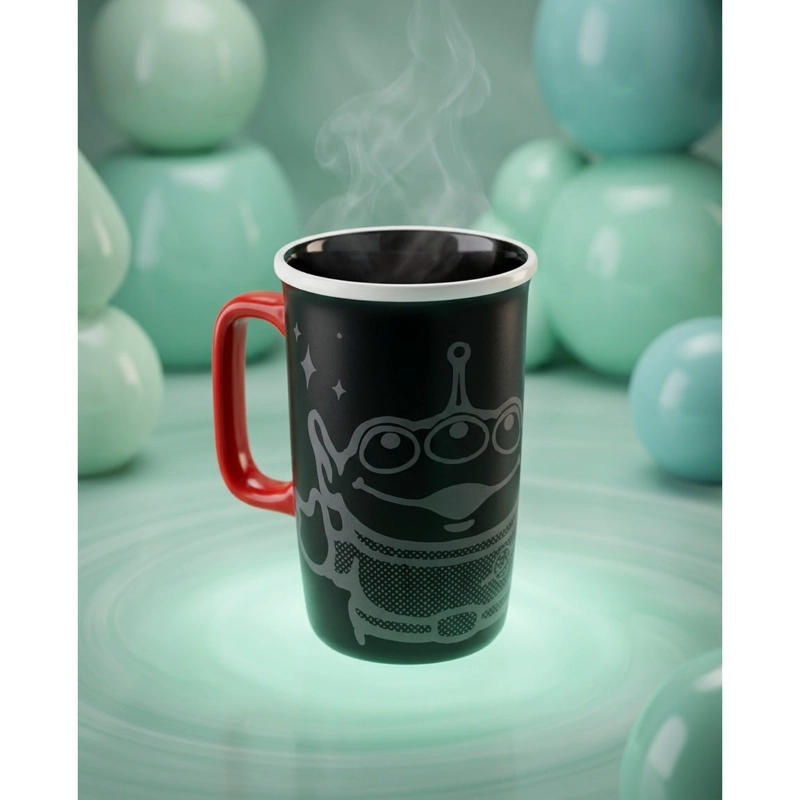 TAZON MUG DISNEY TOY STORY ALIEN VENTI CERAMICA 550ML NEGRO - 3