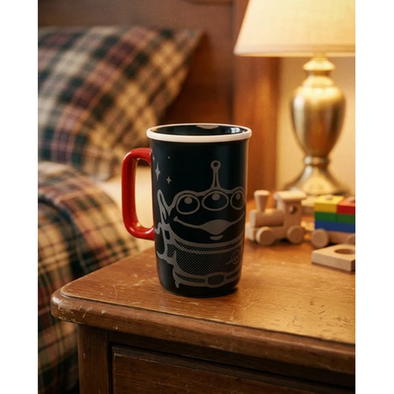 TAZON MUG DISNEY TOY STORY ALIEN VENTI CERAMICA 550ML NEGRO - 5
