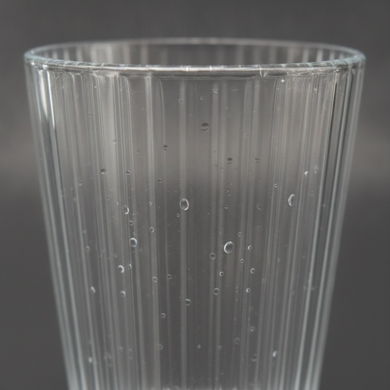 SET JARRA VIDRIO 750ML CON 4 VASOS 160ML JUGOS BEBIDA RAYAS - 2