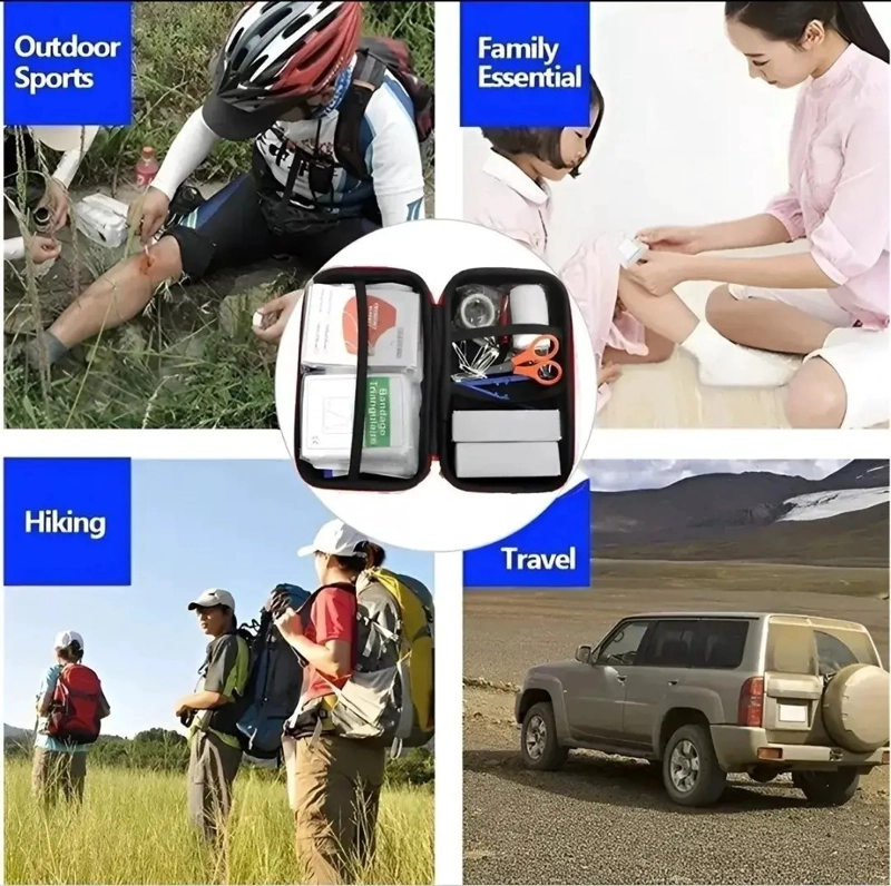 BOTIQUIN PRIMEROS AUXILIOS PORTATIL CAMPING EMERGENCIA - 7
