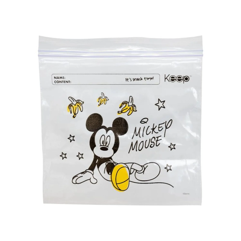 PACK 40 BOLSAS SANDWICH HERMETICAS CIERRE DOBLE MICKEY KEEP - 3