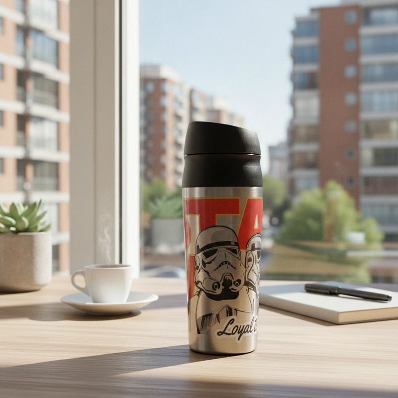 BOTELLA ACERO INOXIDABLE STAR WARS LEAL IMPERIO 450ML - 5