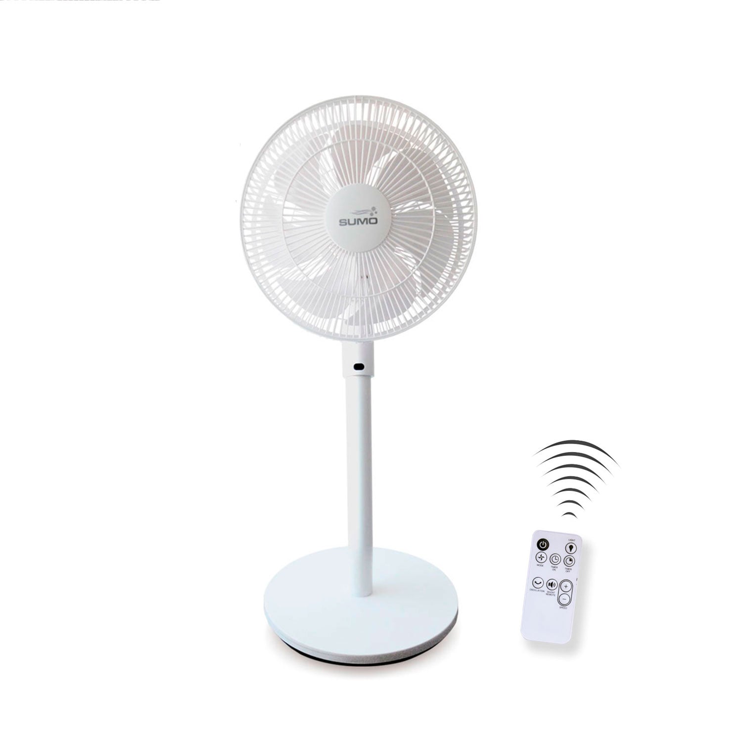 VENTILADOR SILENCIOSO SUMO 24 WATTS DE 3 NIVELES CON CONTROL REMOTO VP-88 - 6