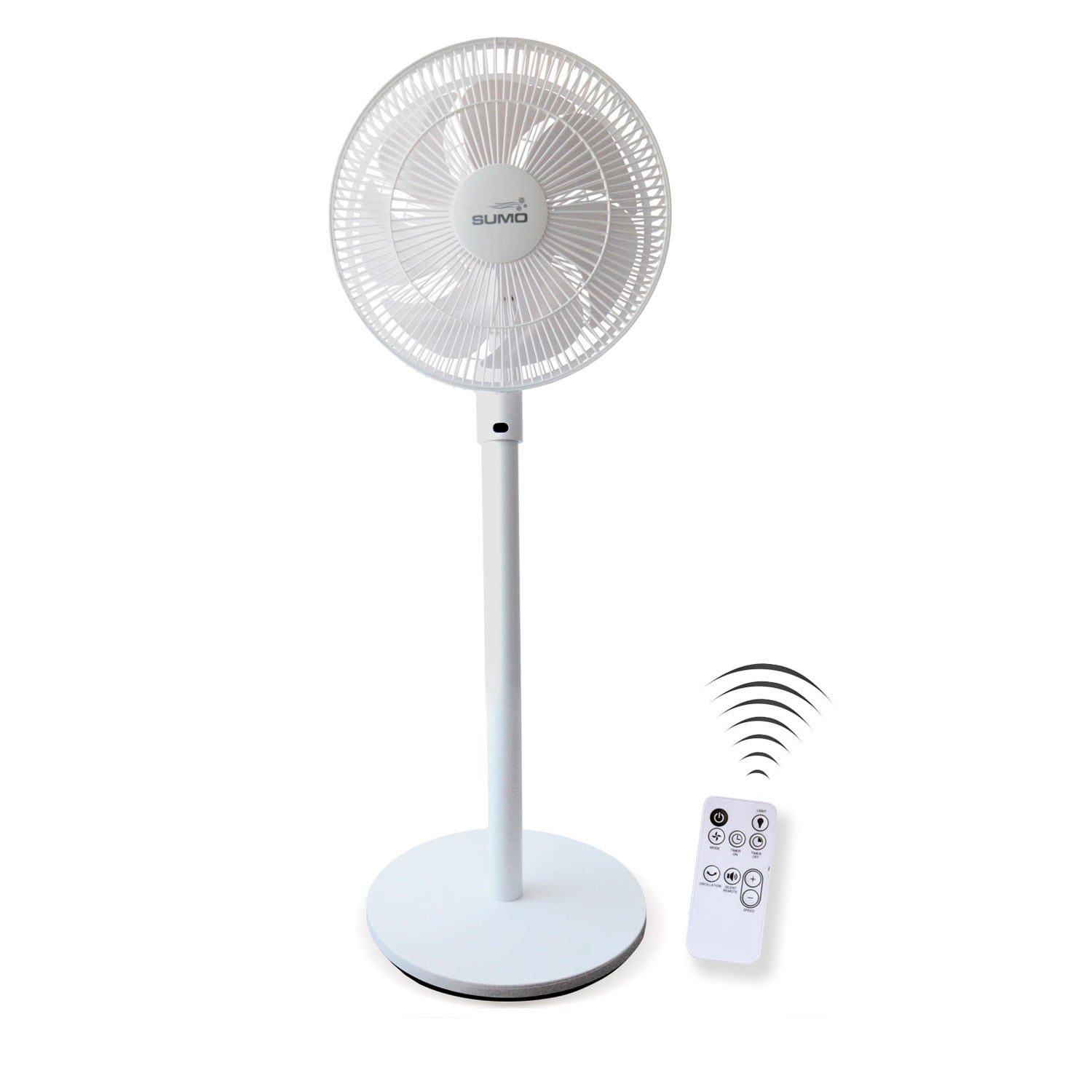 VENTILADOR SILENCIOSO SUMO 24 WATTS DE 3 NIVELES CON CONTROL REMOTO VP-88 - 7
