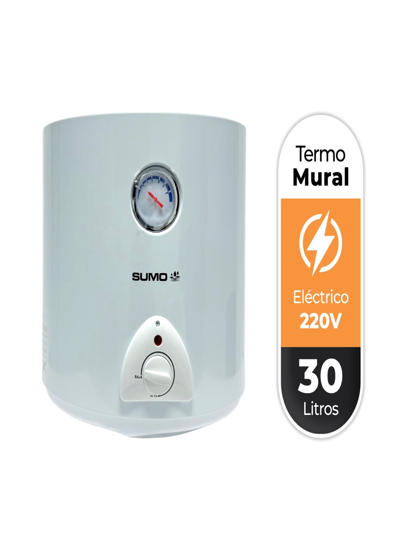 TERMO ELÉCTRICO 30 LITROS 1500 W DE MURO - 4