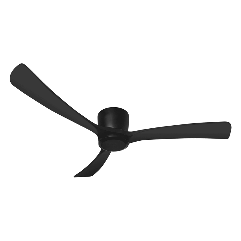 VENTILADOR DE TECHO SUMO VT50 52' 3 ASPAS DE MADERA NEGRO - 4