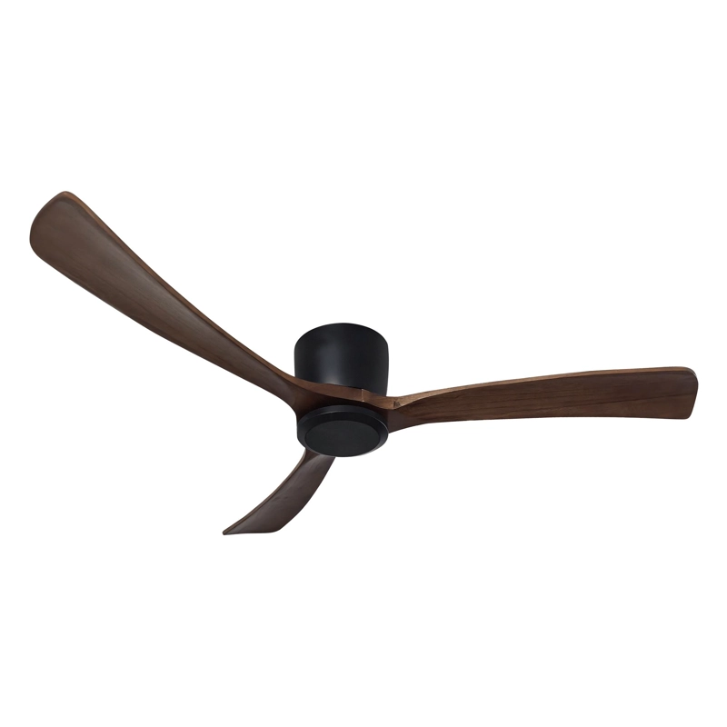 VENTILADOR DE TECHO SUMO VT50 BLANCO 52' 3 ASPAS DE MADERA CAFÉ - 1