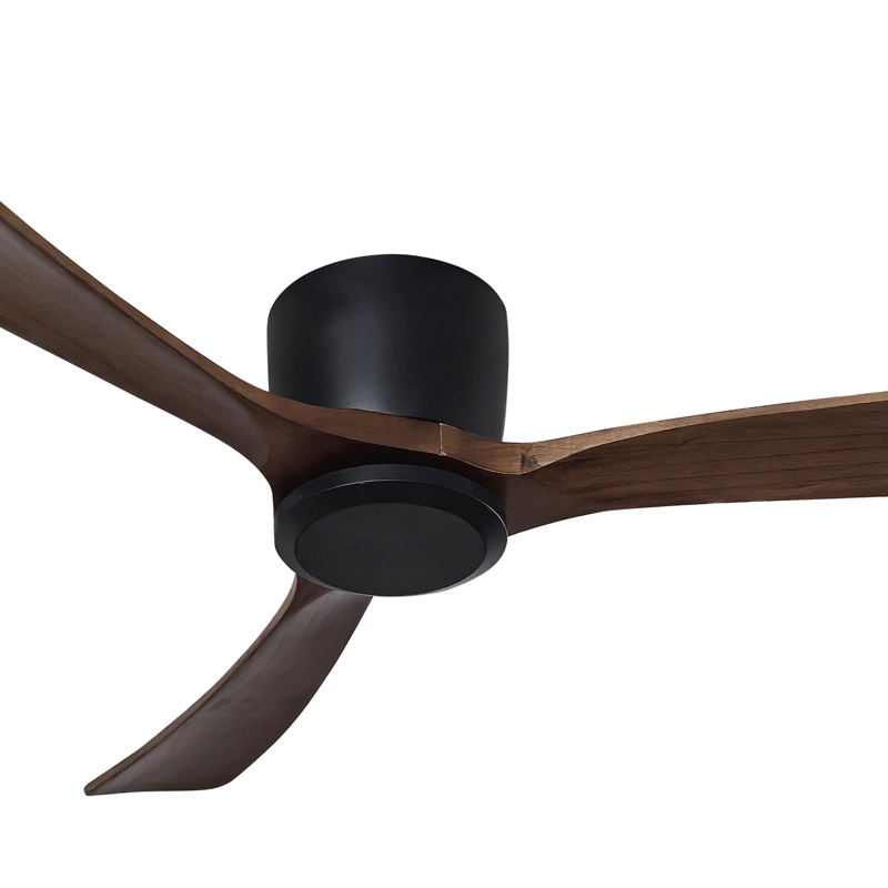 VENTILADOR DE TECHO SUMO VT50 BLANCO 52' 3 ASPAS DE MADERA CAFÉ - 2