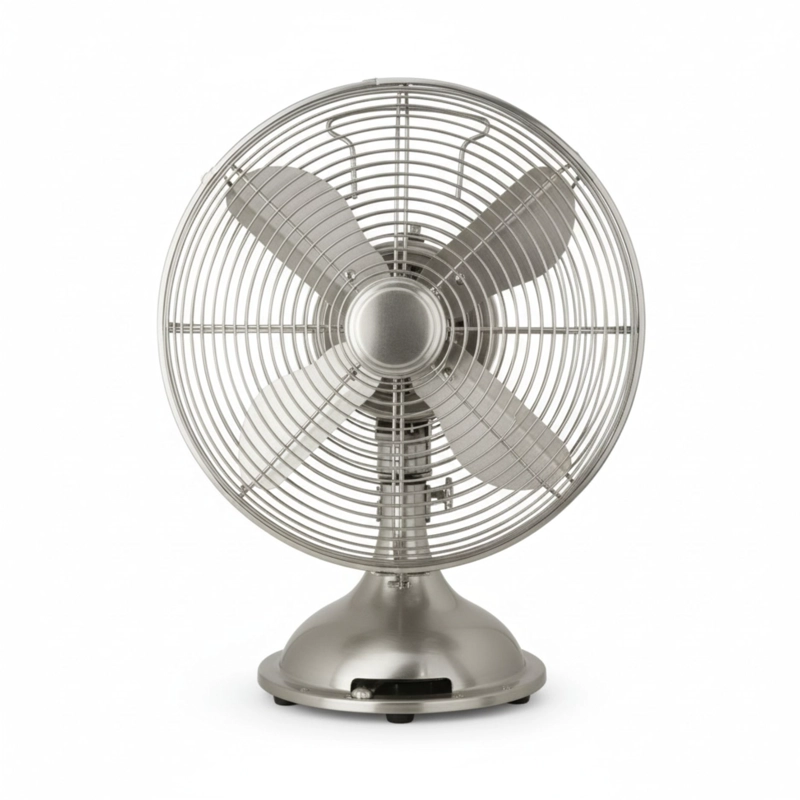 VENTILADOR DE MESA RETRO SUMO VM30 12' PLATA - 3