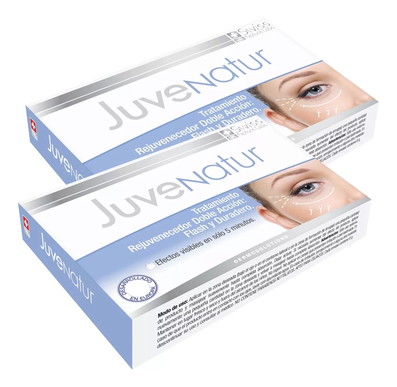 TRATAMIENTO ANTI-ARRUGAS SWISS NATURE LABS JUVENATUR CONTORNO OJOS EFECTO FLASH BOLSAS Y OJERAS - 5