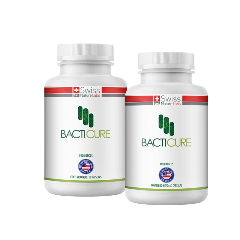 SUPLEMENTO ALIMENTICIO SWISS NATURE LABS BACTICURE ESCUDO PROBIOTICO 2X1 60 DIAS CAPSULAS BLANDAS - 1