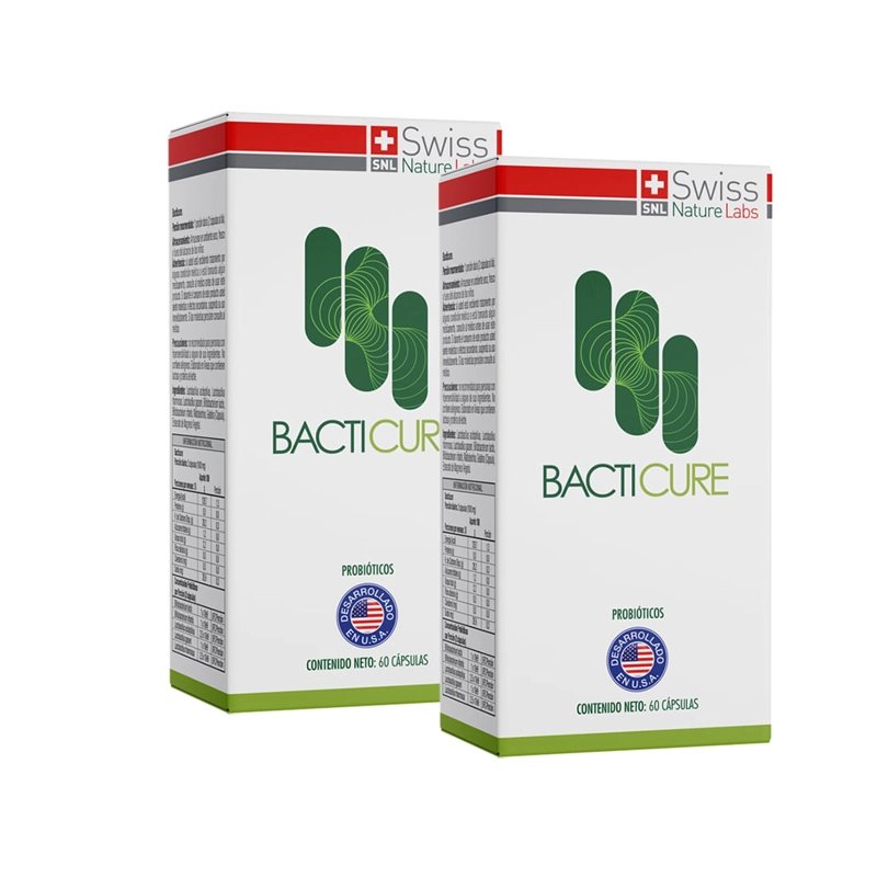 SUPLEMENTO ALIMENTICIO SWISS NATURE LABS BACTICURE ESCUDO PROBIOTICO 2X1 60 DIAS CAPSULAS BLANDAS - 2