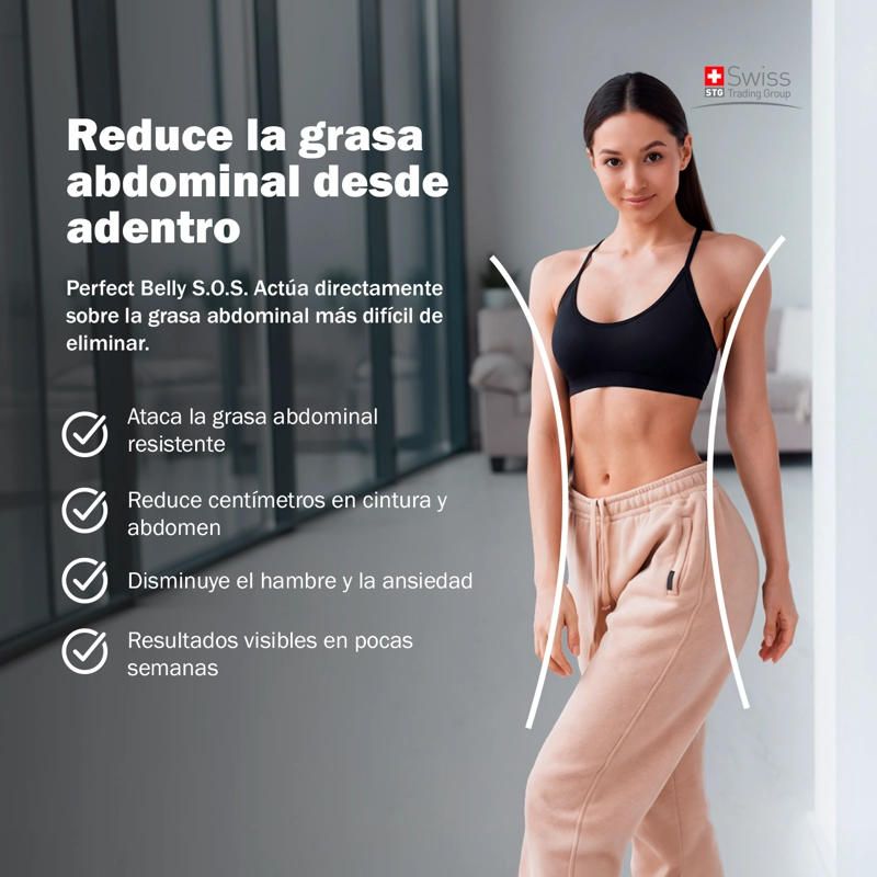 PERFECT BELLY SOS REDUCTOR GRASA ABDOMINAL CONTROL 120 CAPS - 5