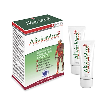GEL MASAJE CUERPO SWISS NATURE LABS 8 FRASCOS ALIVIAMAX CON ANDIROBA 4 MESES - 2