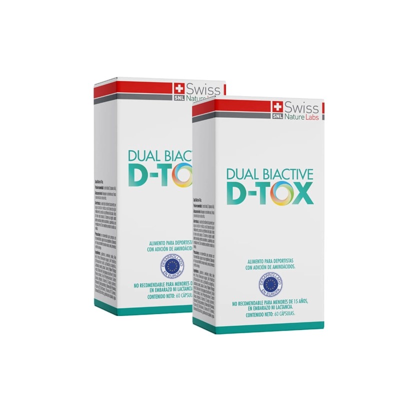 SUPLEMENTO ALIMENTICIO SWISS NATURE LABS DUAL BIACTIVE D-TOX 2 MESES CAPSULAS BLANDAS - 2