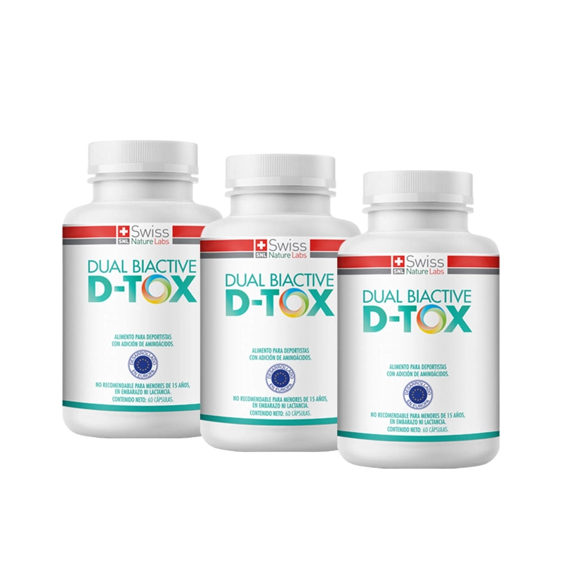 SUPLEMENTO ALIMENTICIO SWISS NATURE LABS DUAL BIACTIVE D-TOX 3 MESES CAPSULAS BLANDAS - 1