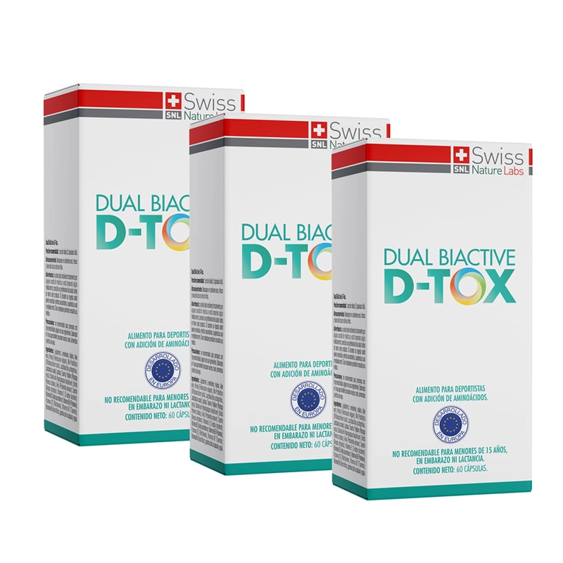 SUPLEMENTO ALIMENTICIO SWISS NATURE LABS DUAL BIACTIVE D-TOX 3 MESES CAPSULAS BLANDAS - 2