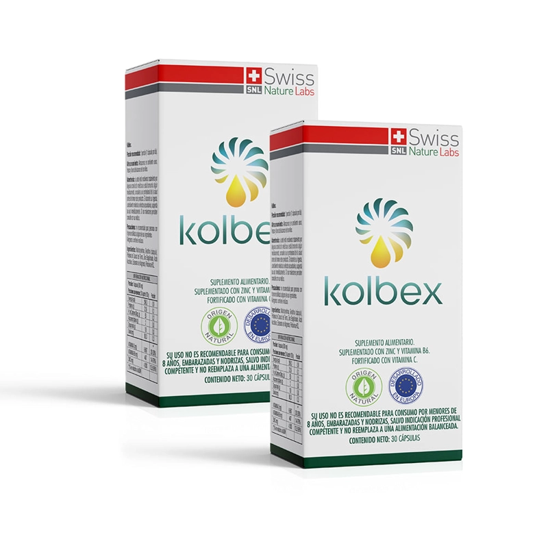 SUPLEMENTO SWISS NATURE LABS KOLBEX PROTEINA CARACOL 2 MESES CAPSULAS BLANDAS - 2