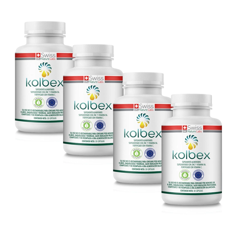 SUPLEMENTO SWISS NATURE LABS KOLBEX PROTEINA CARACOL 4 MESES CAPSULAS BLANDAS - 1