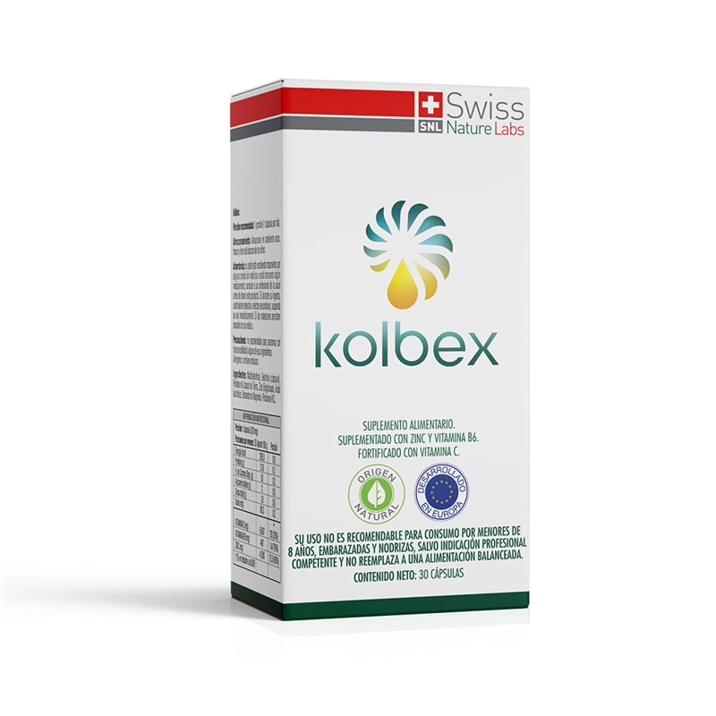 SUPLEMENTO SWISS NATURE LABS KOLBEX PROTEINA CARACOL 1 MES CAPSULAS BLANDAS - 2