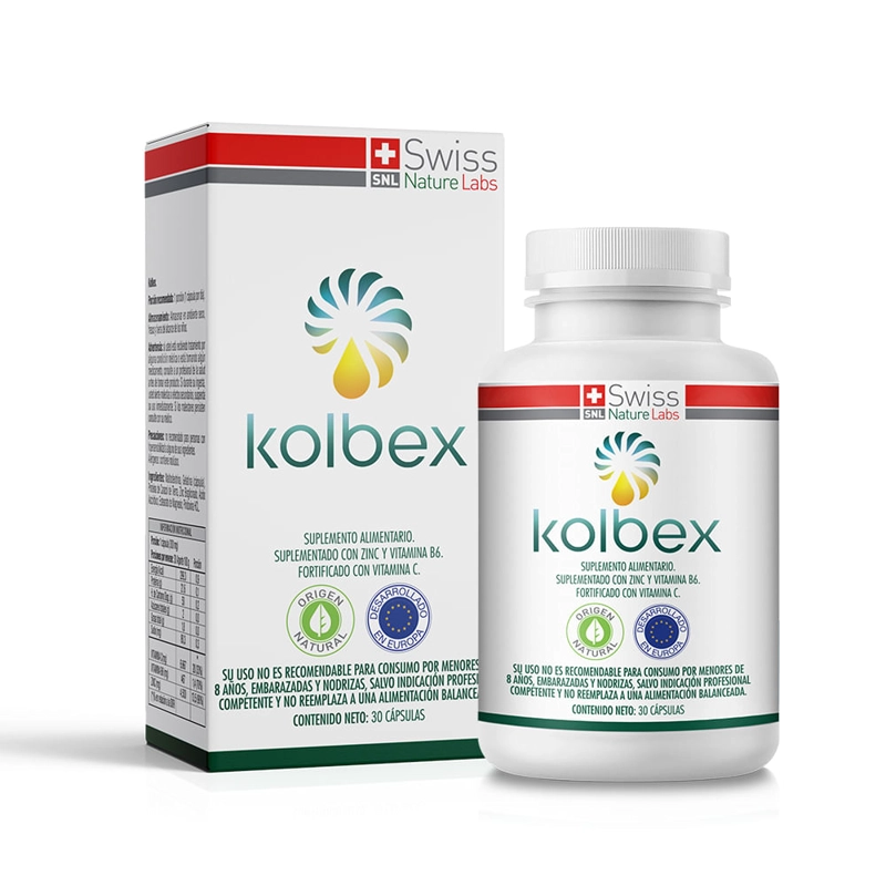 SUPLEMENTO SWISS NATURE LABS KOLBEX PROTEINA CARACOL 1 MES CAPSULAS BLANDAS - 3