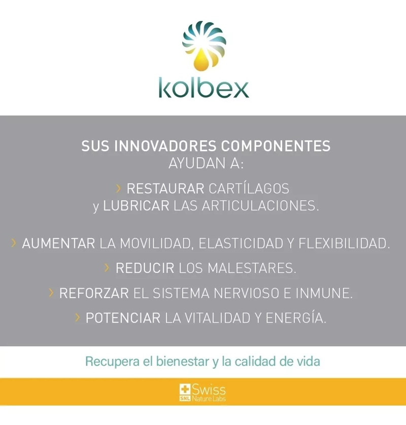 SUPLEMENTO SWISS NATURE LABS KOLBEX PROTEINA CARACOL 1 MES CAPSULAS BLANDAS - 9