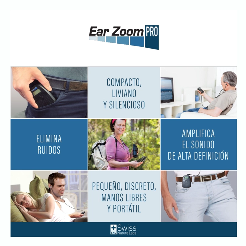 AMPLIFICADOR AUDITIVO SWISS NATURE LABS EAR ZOOM PRO - 4