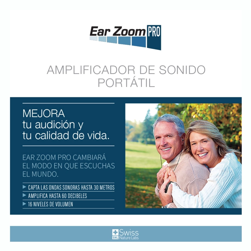 AMPLIFICADOR AUDITIVO SWISS NATURE LABS EAR ZOOM PRO - 6