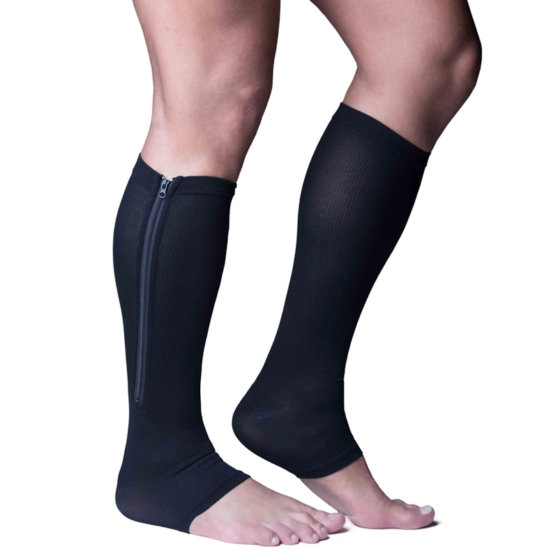 MEDIAS COMPRESORAS SWISS NATURE LABS VITAL SOCKS 2 BEIGE + 1 NEGRO TALLA 2XL 3XL - 2