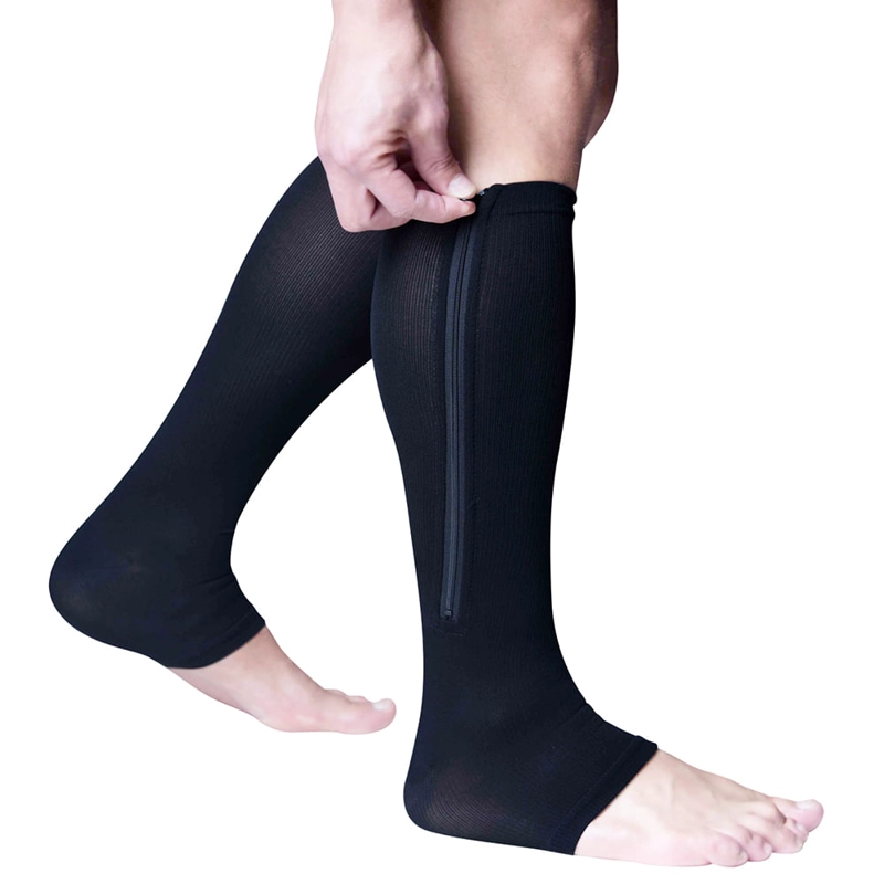 MEDIAS COMPRESORAS SWISS NATURE LABS VITAL SOCKS 2 BEIGE + 1 NEGRO TALLA 2XL 3XL - 3