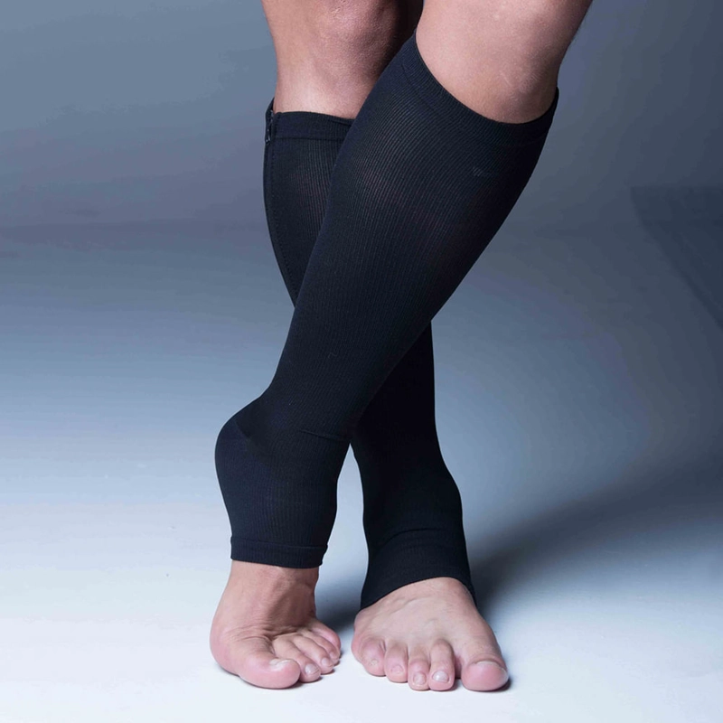 MEDIAS COMPRESORAS SWISS NATURE LABS VITAL SOCKS 2 BEIGE + 1 NEGRO TALLA 2XL 3XL - 6