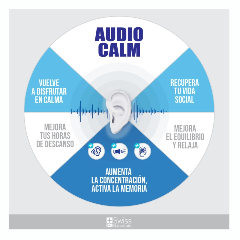 SUPLEMENTO ALIMENTICIO SWISS NATURE LABS AUDIO CALM DOS MESES - 6
