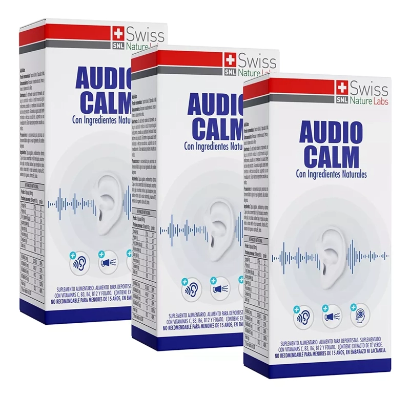 SUPLEMENTO ALIMENTICIO SWISS NATURE LABS AUDIO CALM 3 MESES - 9