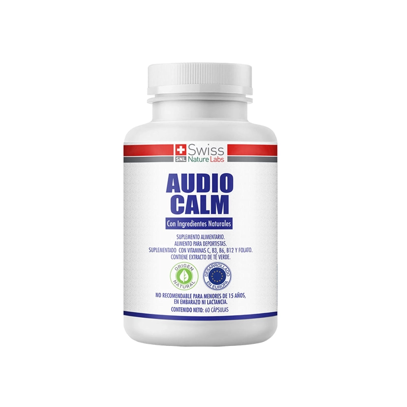 SUPLEMENTO ALIMENTICIO SWISS NATURE LABS AUDIO CALM UN MES - 1
